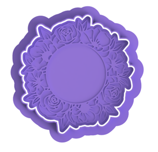 Flower Boarder Mirror / Circle / Wreath