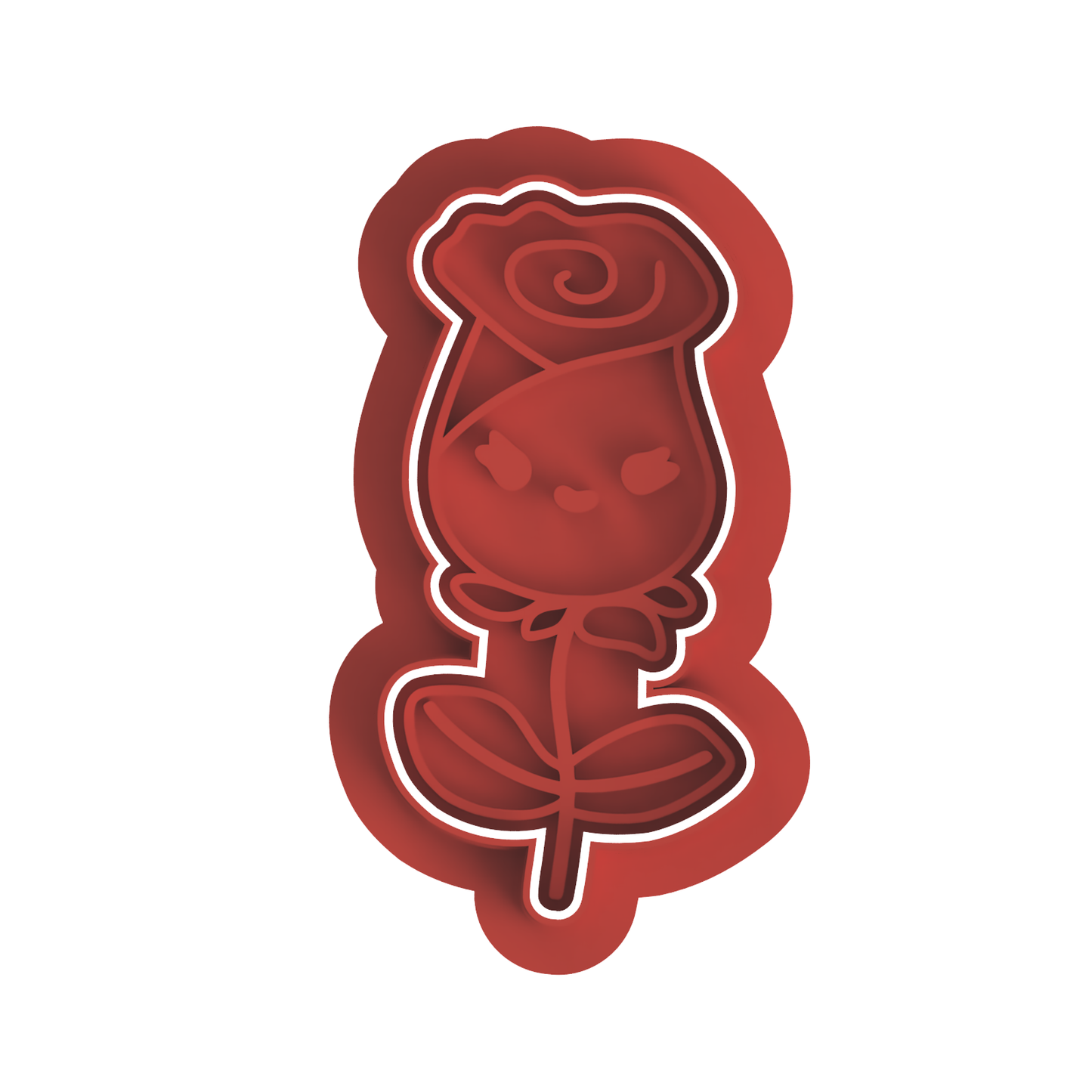 Rose Flower with Face