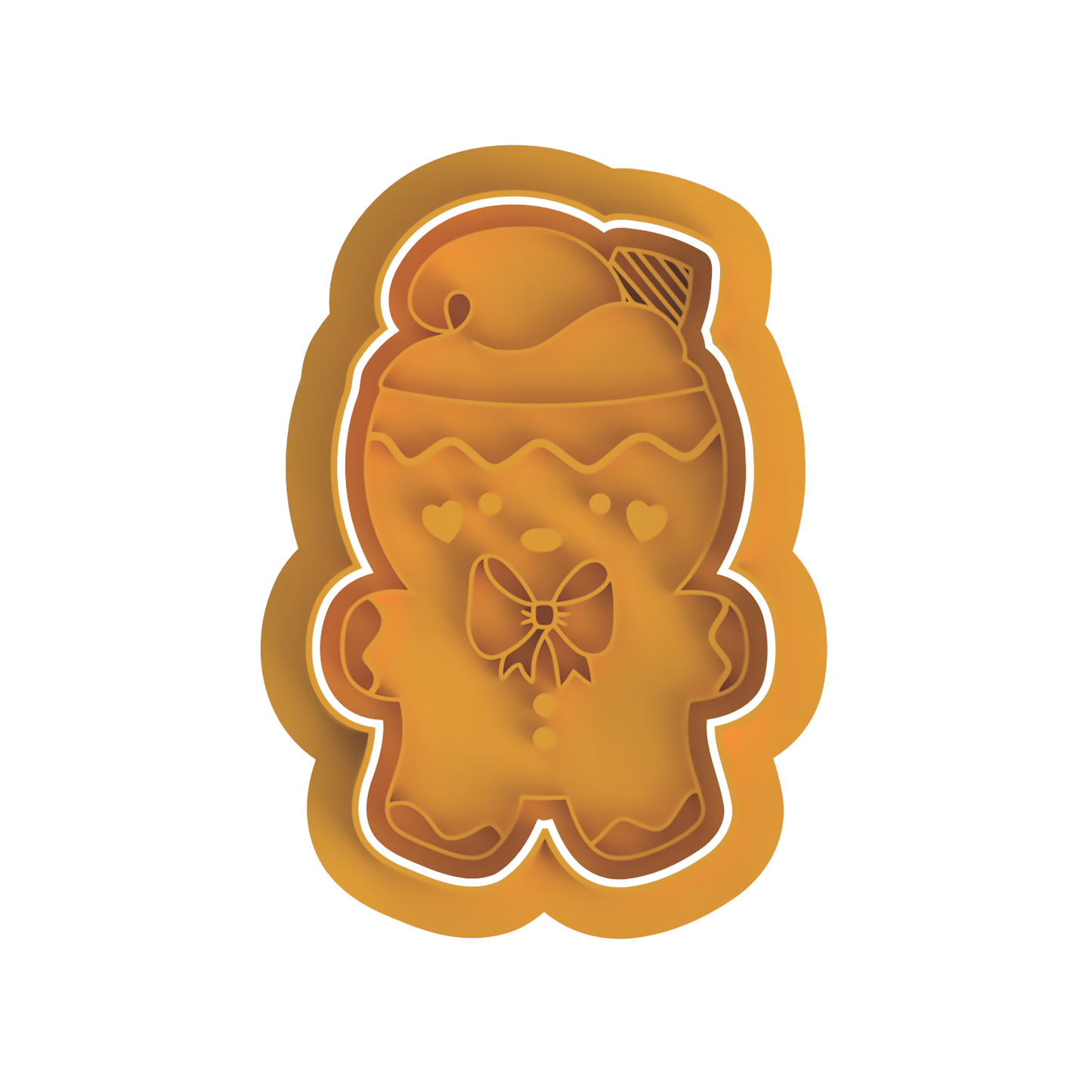 Gingerbread Man with Creamy Head