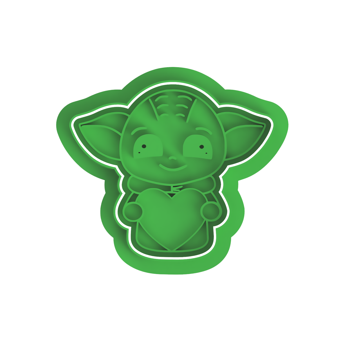 Baby Yoda Holding Heart