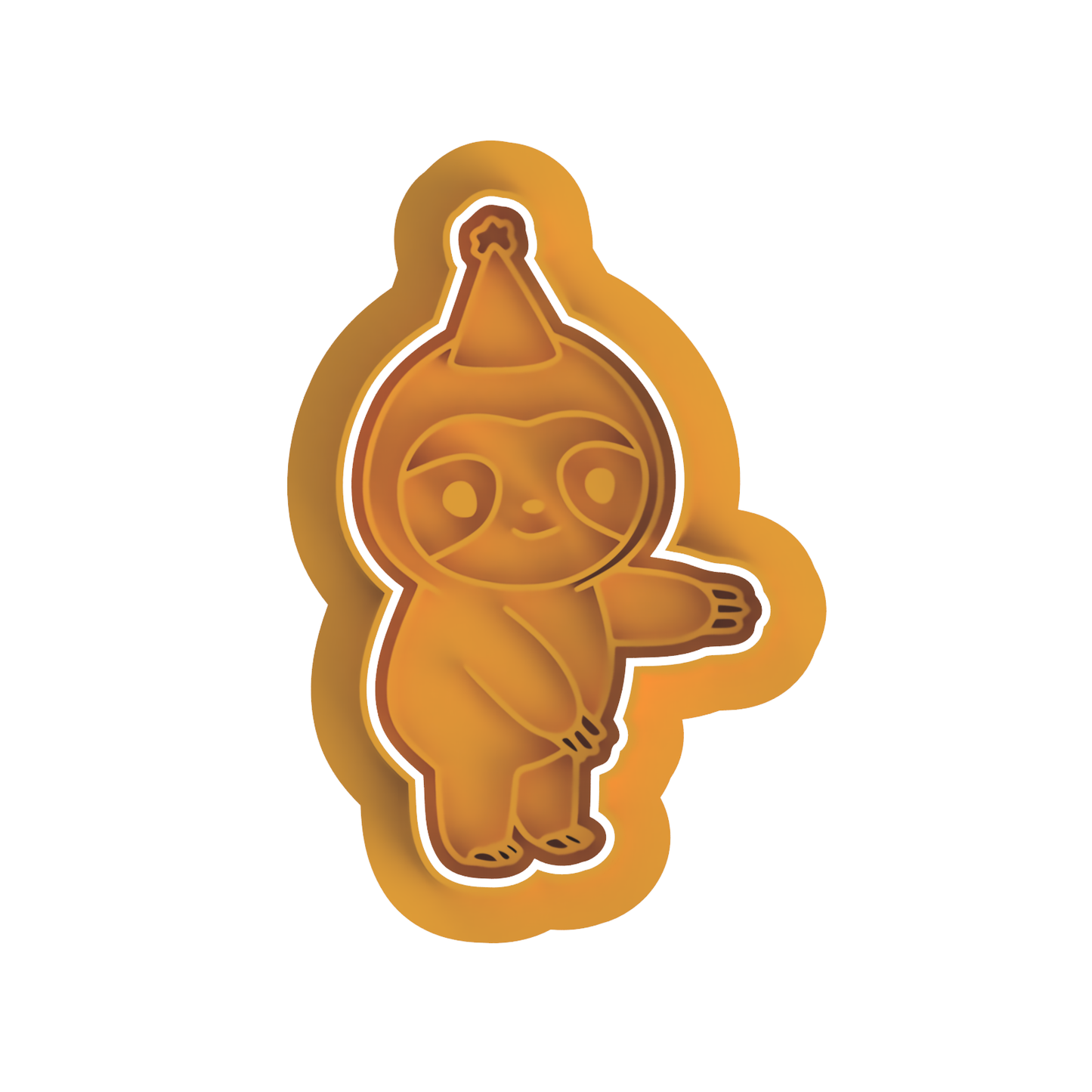 Sloth with Party Hat