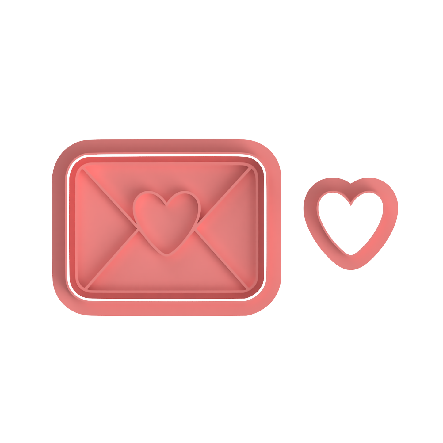 Envelope with Heart Cutter