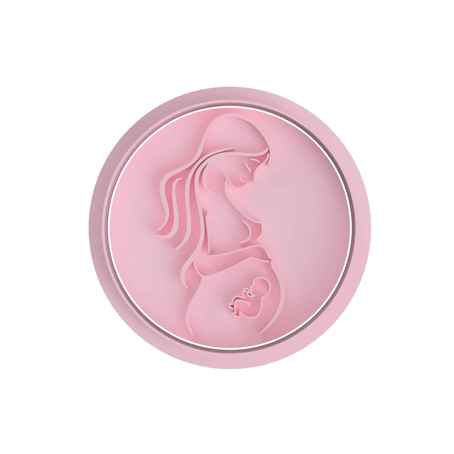 Pregnant Girl V2 Stamp V2