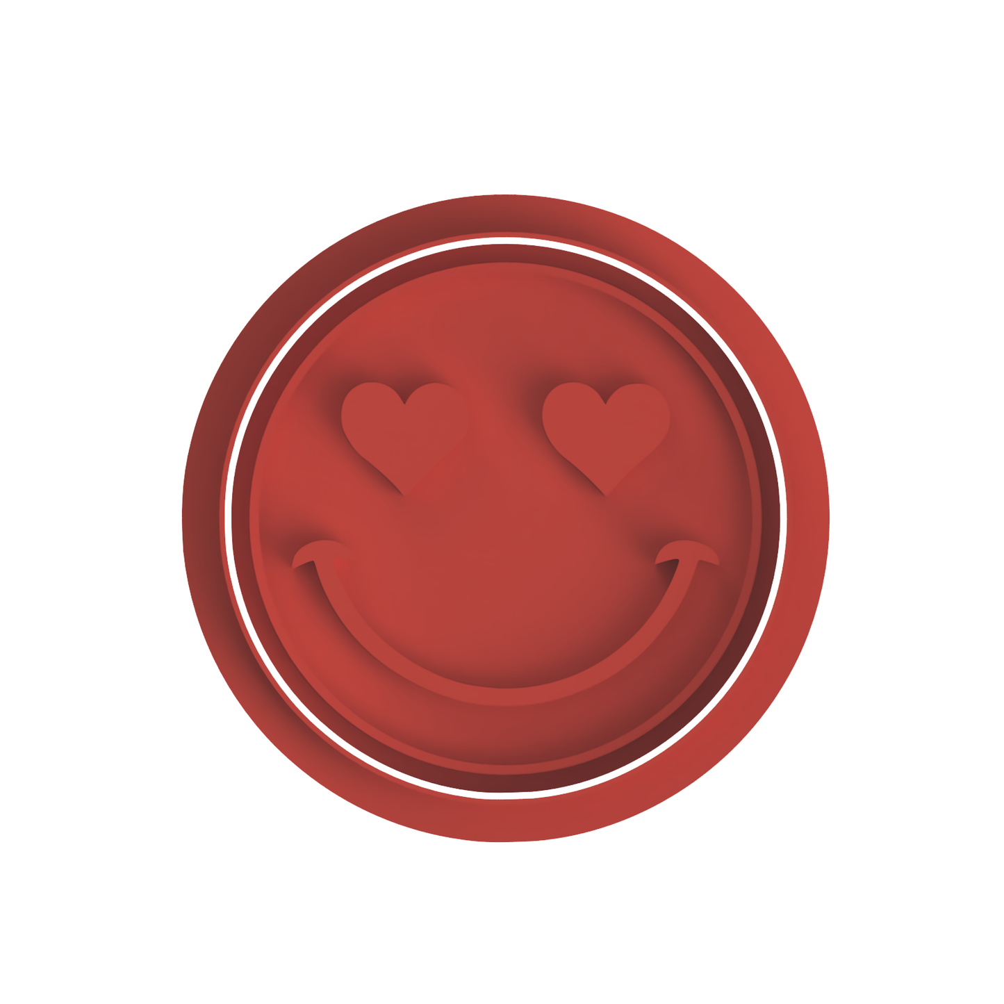 Smiley Face with Hearted Eyes