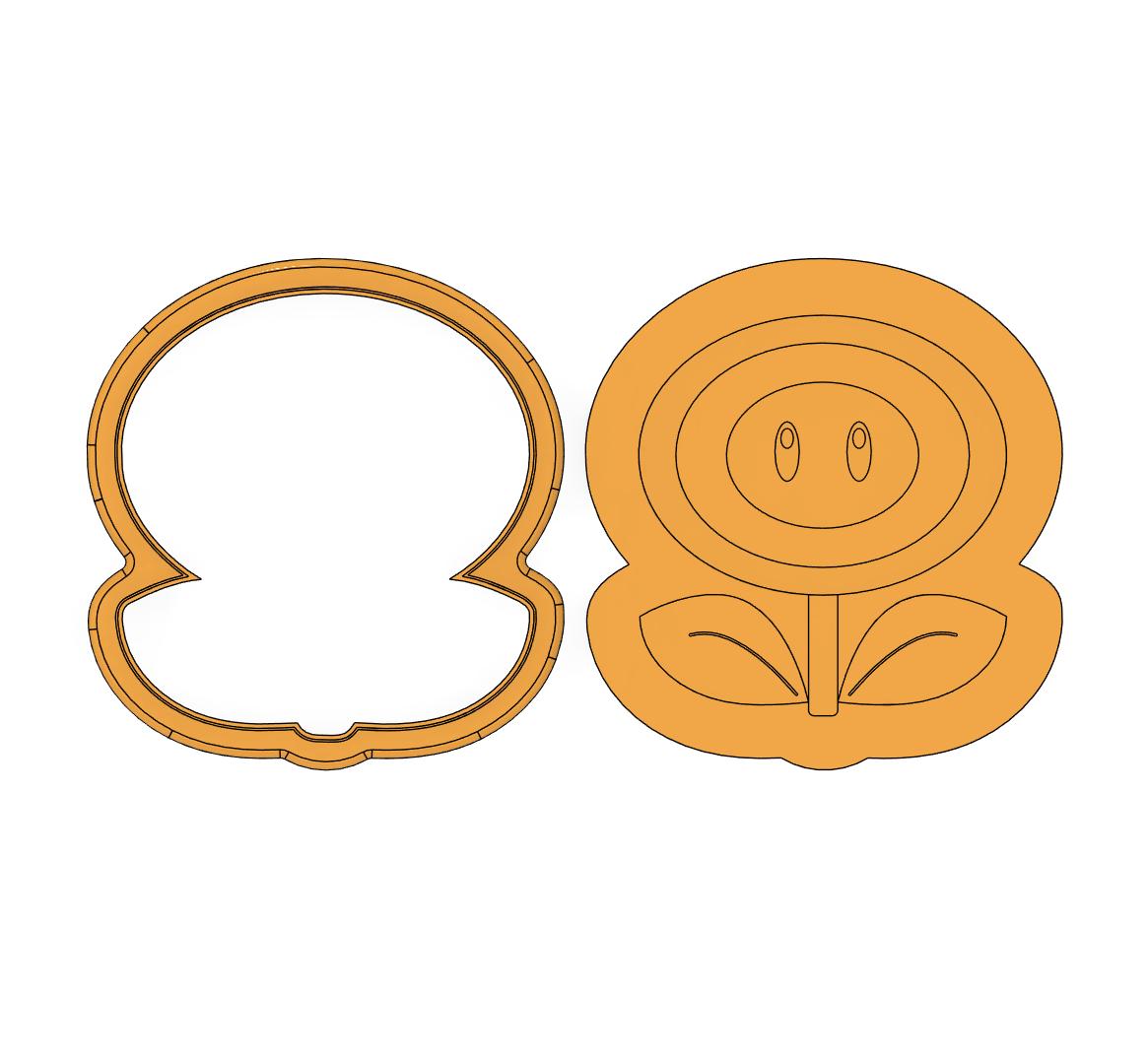 Mario Fire Flower Debosser Set