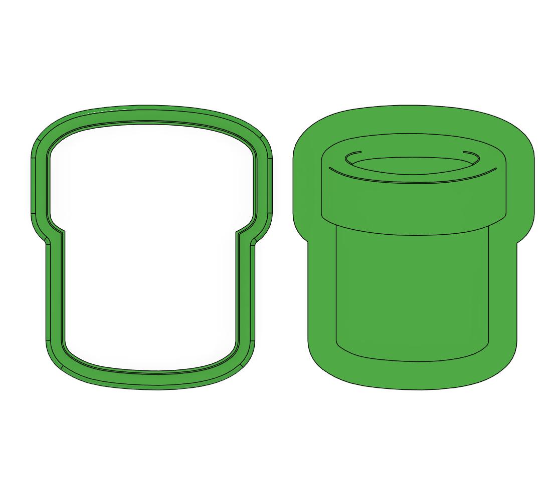 Mario Tube Pot Debosser Set