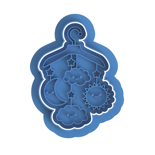 Baby Sun, Moon, Cloud Hanging Mobile