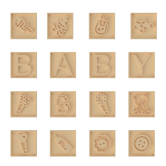 Baby Blocks Embosser Set