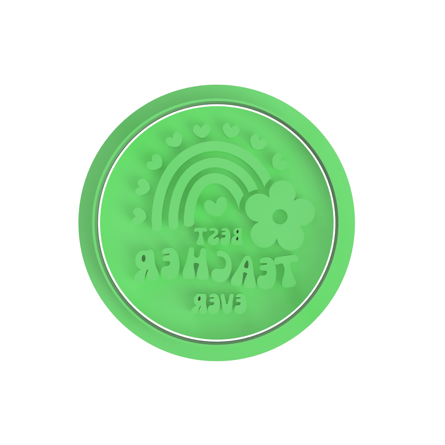 Best Teacher Ever Stamp