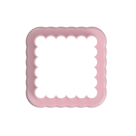 Wavy Square Cutter (Scalloped)