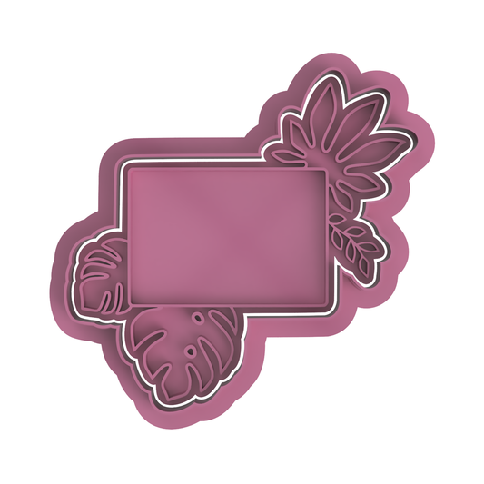Board with Floral Leaves