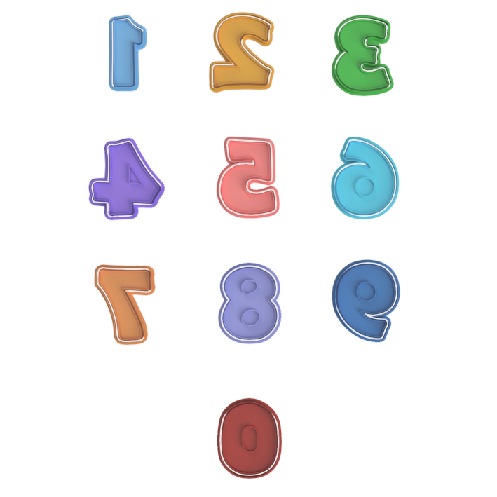 Cute Numbers Set