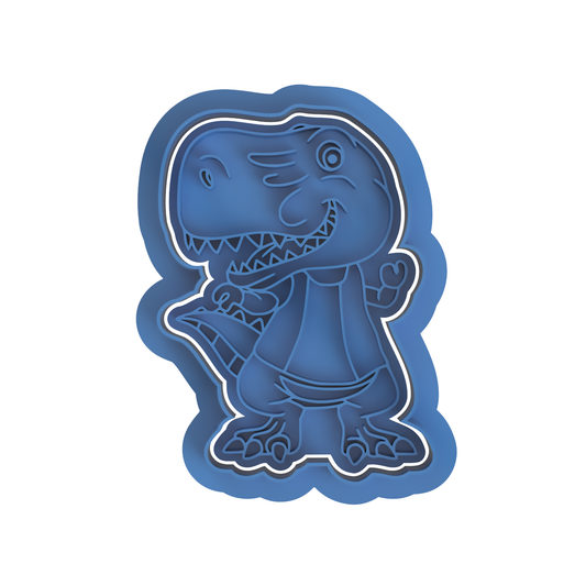 Dinosaur T-Rex Baseball Player #2