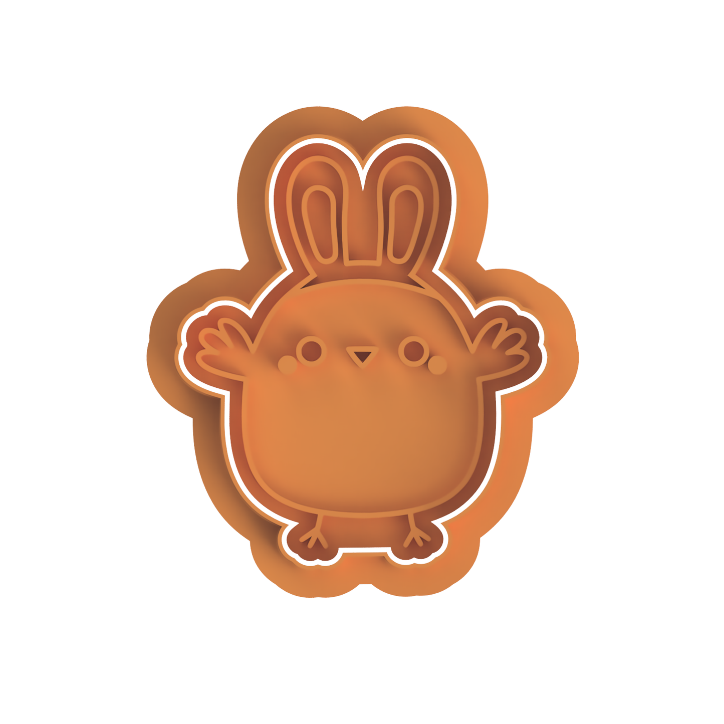 Easter Chick with Bunny Ears