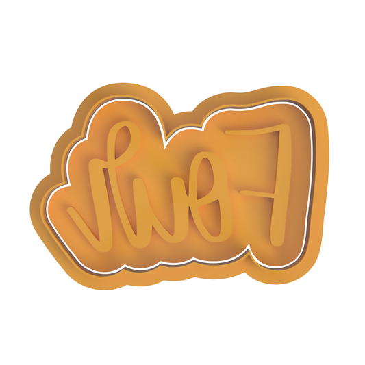 Four in Cursive