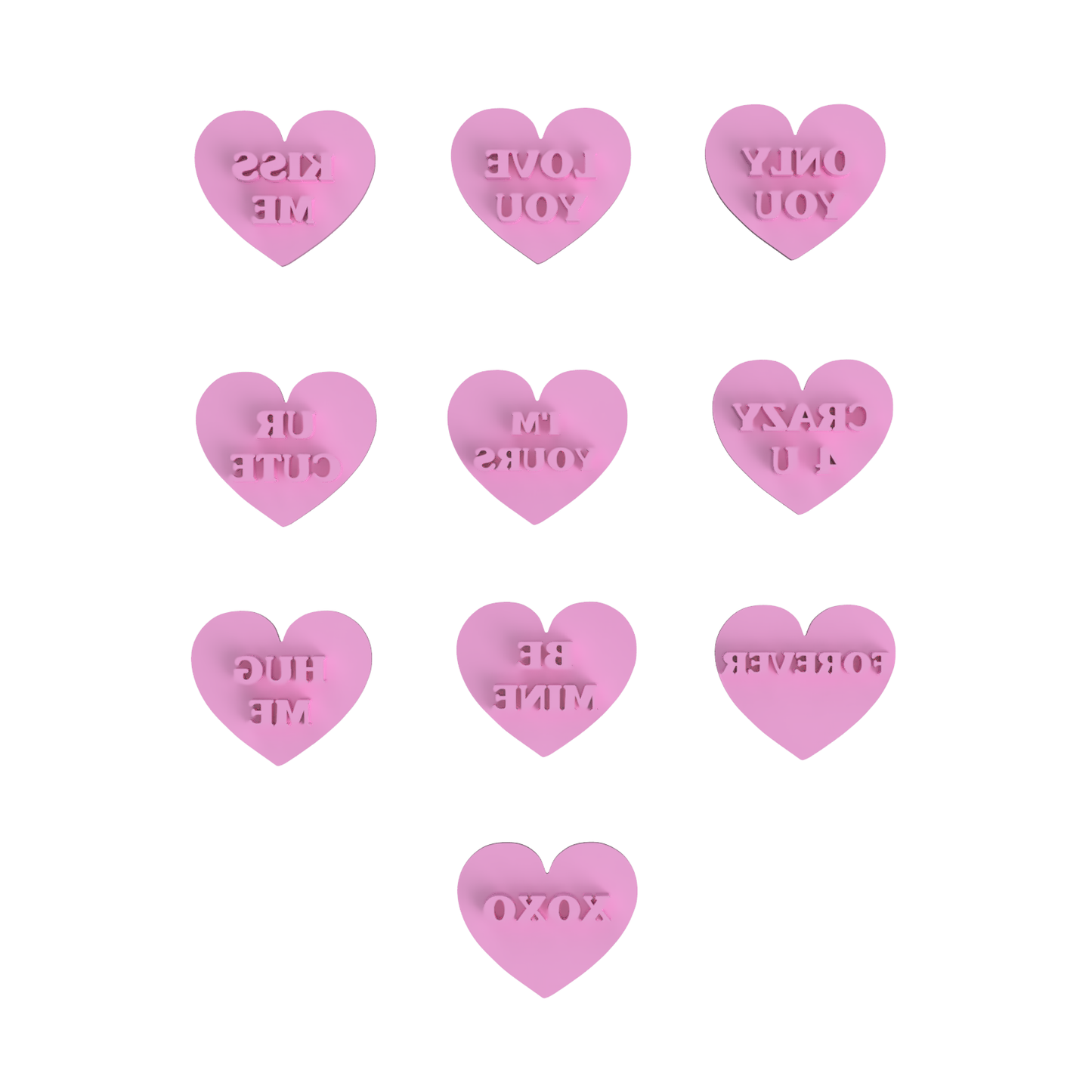 Conversation Hearts G Rated