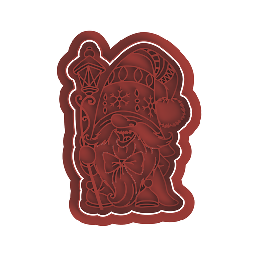Gnome with Lamp Staff