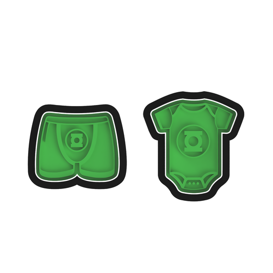 Green Lantern Baby Set