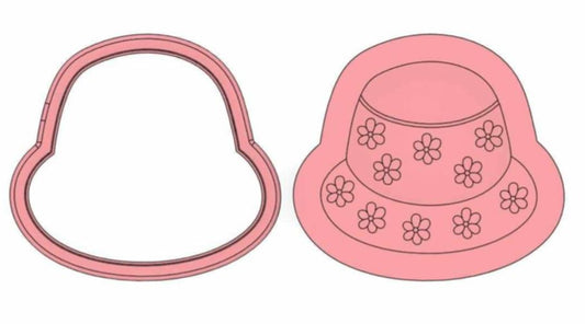 Flower Bucket Hat Debosser Set