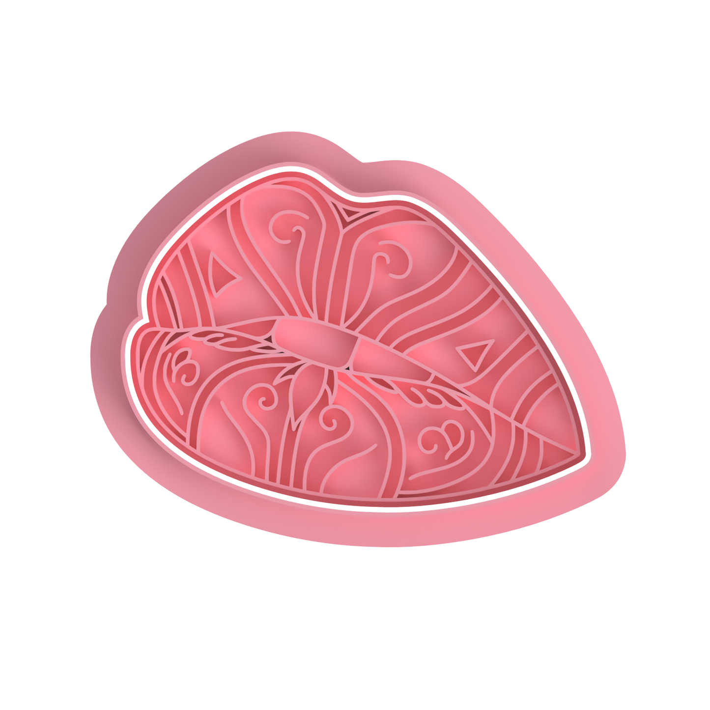 Lips with Pattern