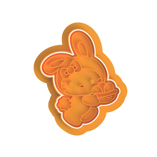 Bunny holding Eggs