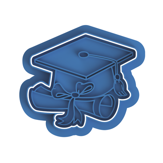 Graduation Hat and Scroll