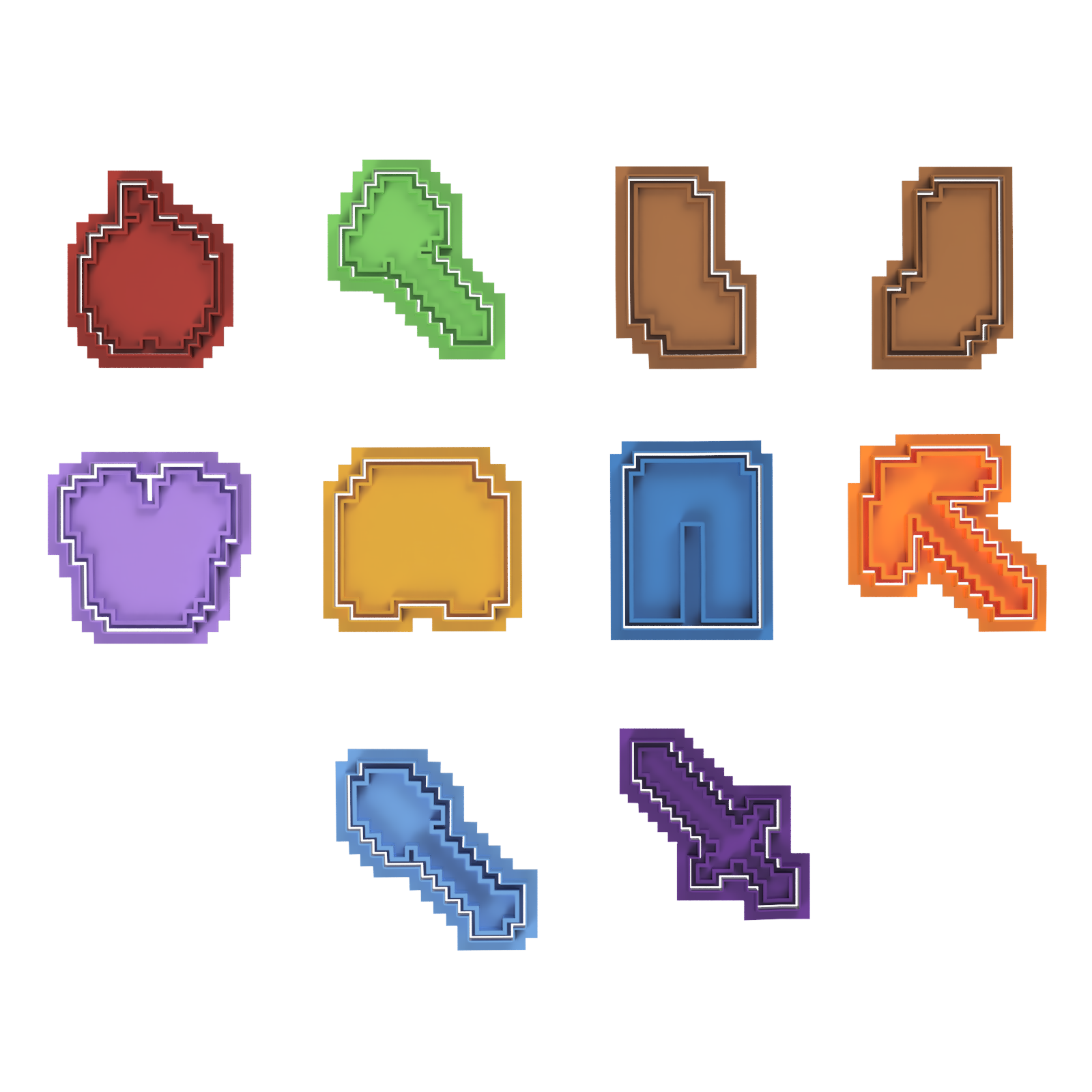 Minecraft Set – The 3d Cutter Co