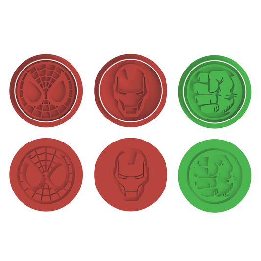 Avengers Set Embossers or Debossers