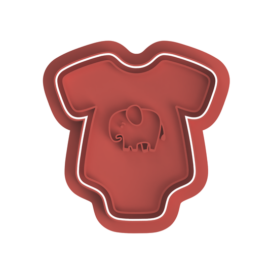 Baby Onesie with Elephant