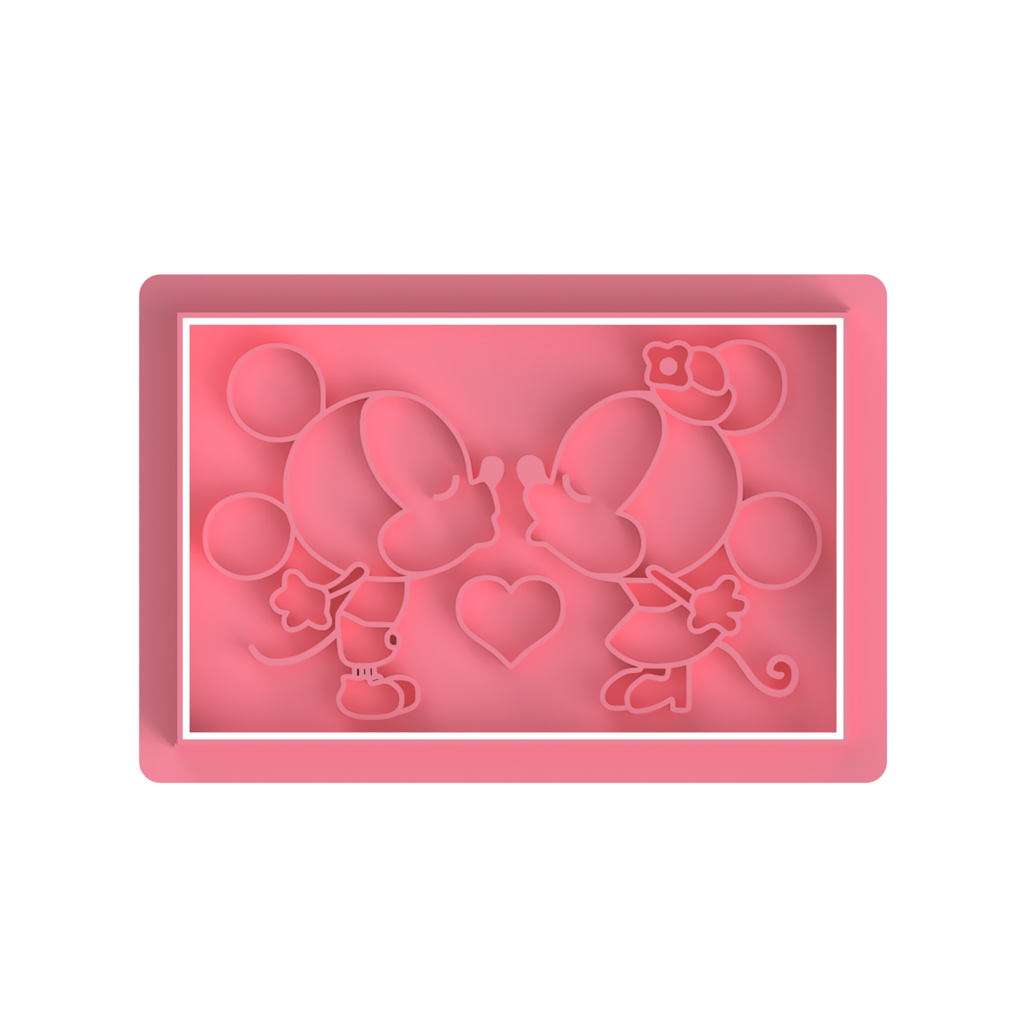 Mr and Mrs Mouse Kisses