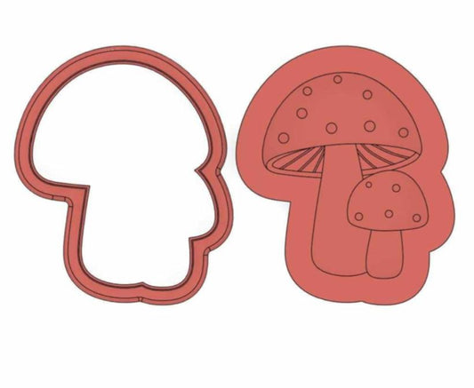 Mushrooms Debosser Set