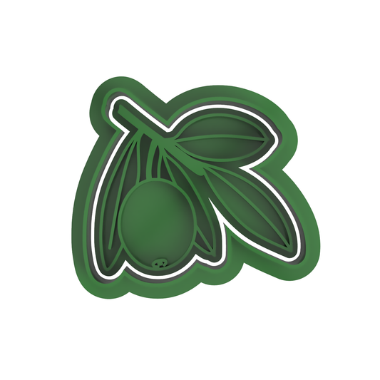 Olive with Leaves