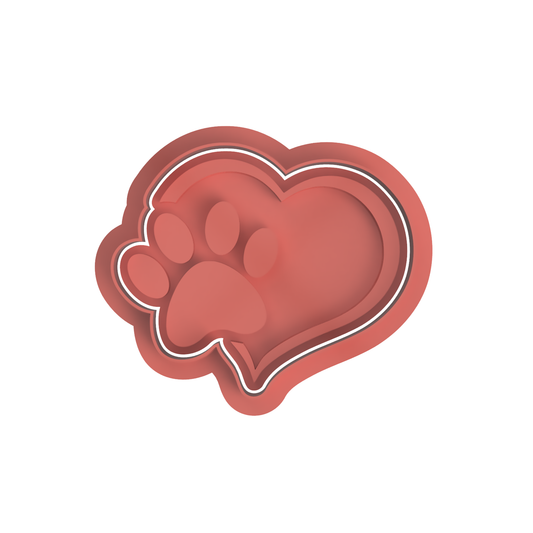 Paw in a Heart