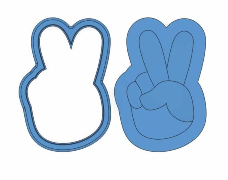 Peace Sign Debosser Set