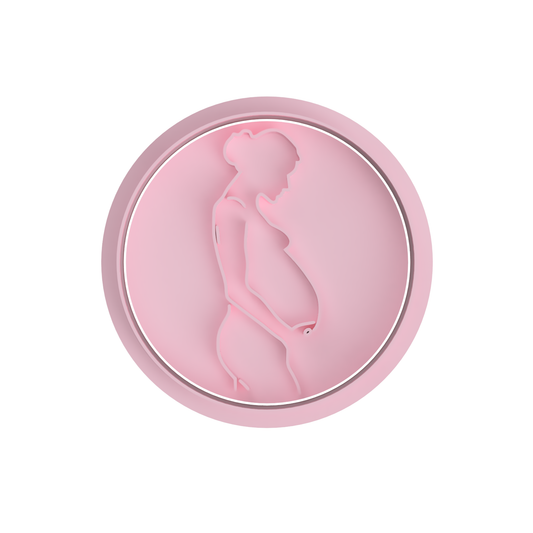 Pregnant Girl V3 Stamp V2