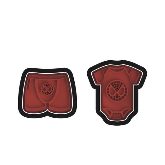 Spiderman Baby Onesie Set V1