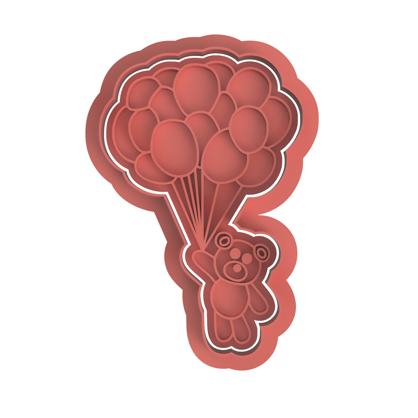 Teddy Bear with Balloons