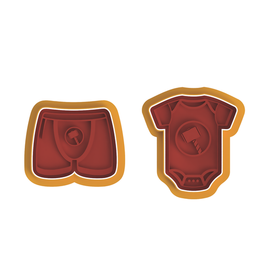 Thor Baby Onesie Set V1