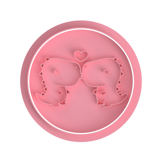 Valentine Set - Dinosaur Couple