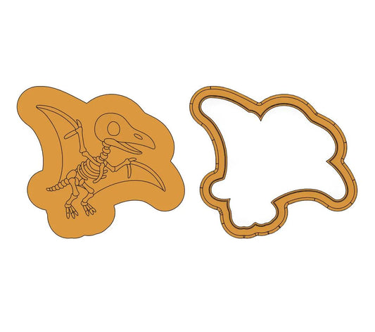 Pterodactyl Dinosaur Skeleton Debosser Set