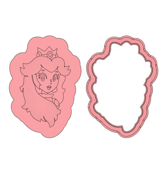 Mario Princess Peach Debosser Set