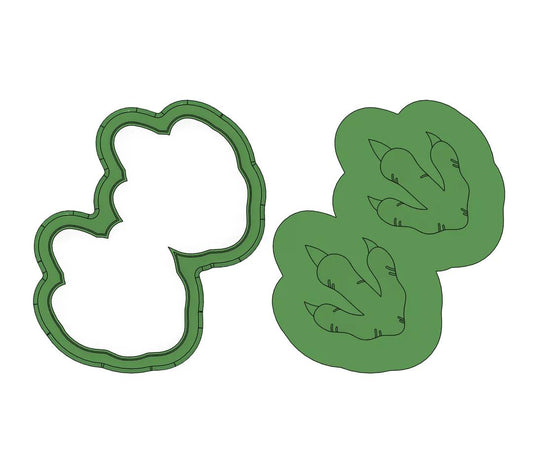 Dinosaur Footprints Debosser Set