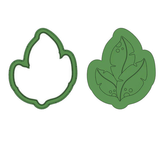 Cluster of Leaves Debosser Set