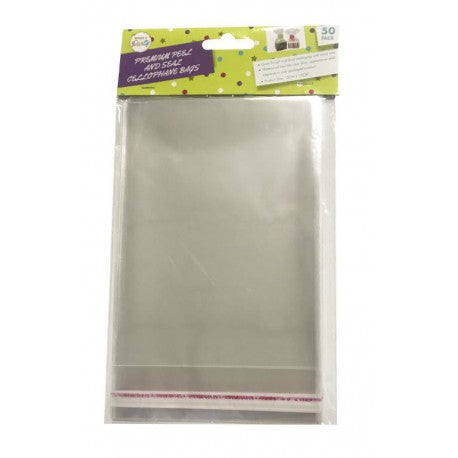 Cellophane bags 12cm x 19cm Peel and Seal