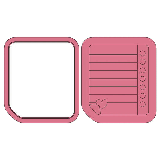 School Note Pad Debosser