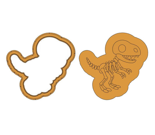 T-Rex Dinosaur Skeleton Debosser Set